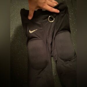 Nike Compression Padded Shorts Youth S Black Dry Fit Athletic Sports Football